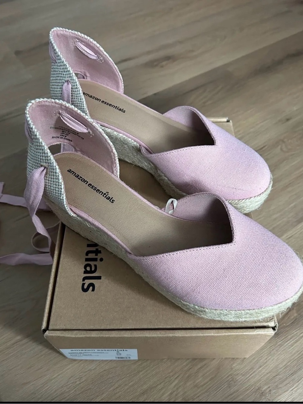 amazon essentials espadrille wedge sandals